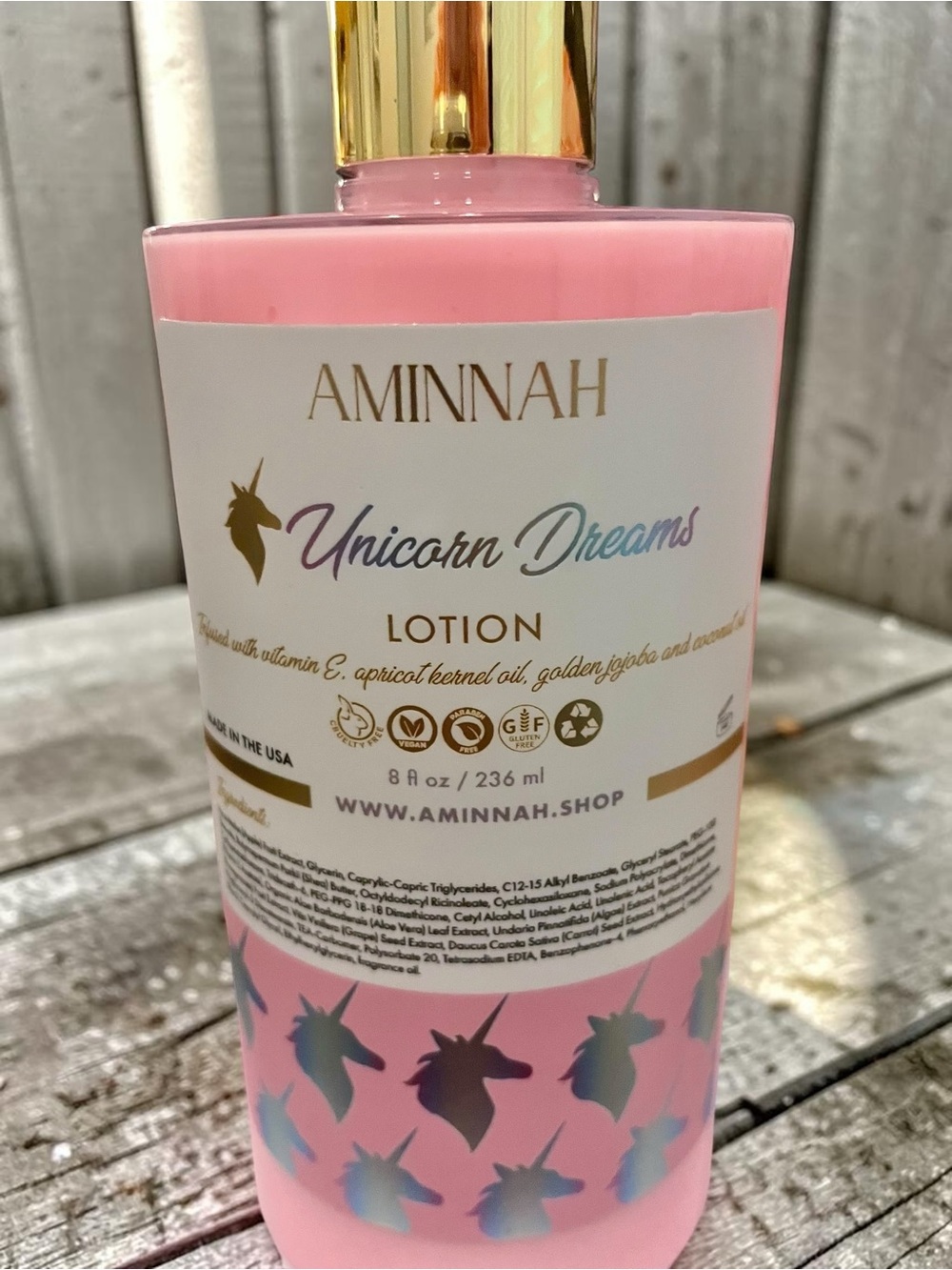 Aminnah Unicorn Dreams Lotion. Brand new in pump bottle - Picture 2 of 4